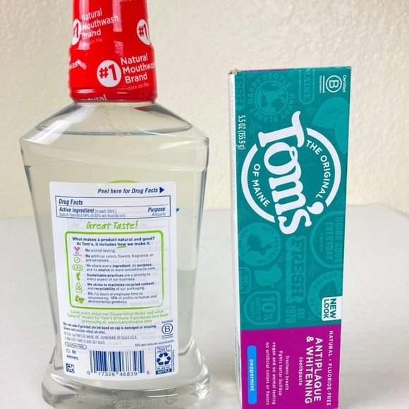 Tom's of Maine toothpaste & children's anticavity fluoride rinse(2 items) - Picture 2 of 8